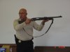 DCI Agent Jim Severson demonstrating how to properly hold our Remington 870 shotgun. 018.jpg